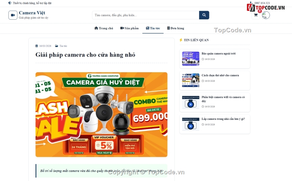 camera,bán camera,web bán camera
